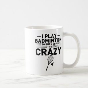 Grappig Gezegde voor badmintonspelers Vrouwen Mann Koffiemok