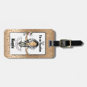 Grappig Gezegde voor haar naam van de Vacation Cru Bagagelabel (Voorkant horizontaal)