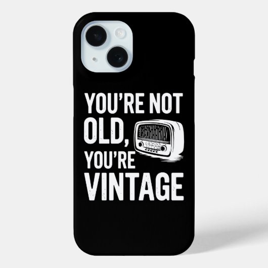 Grappig Gezegde voor ouderen Case-Mate iPhone Case (Achterkant)
