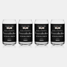 Grappig Gezegde Zwart Modern Graduation Party