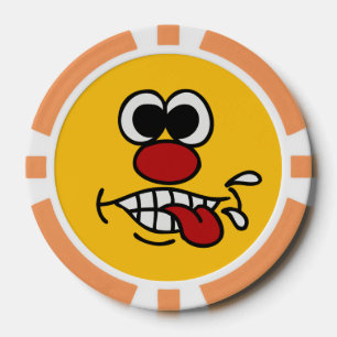 Grappig Gezicht aangepaste poker chips