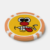 Grappig Gezicht aangepaste poker chips (Enkel)