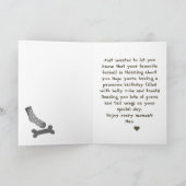 Grappig gezicht | Amusant Wenskaart van je hond Bedankkaart (Binnen)