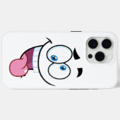 grappig gezicht Case-Mate iPhone case (Achterkant (horizontaal))