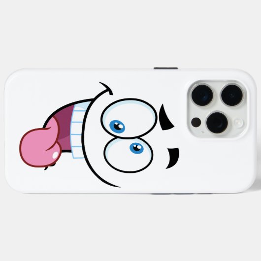 grappig gezicht Case-Mate iPhone case (Achterkant (horizontaal))