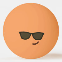 Grappig gezicht. Emoji. Emoticon. Mr Cool.