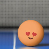 Grappig gezicht. Emoji. Emoticon. Pingpongbal (Net)