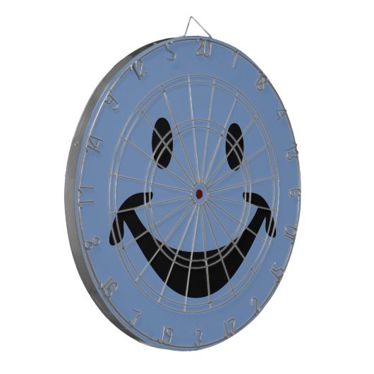 Grappig gezicht en je rug. en ideeën dartbord (Voorkant Links)