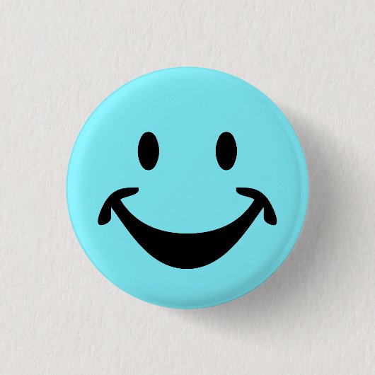 Grappig gezicht en je rug. en ideeën ronde button 3,2 cm (Voorkant)