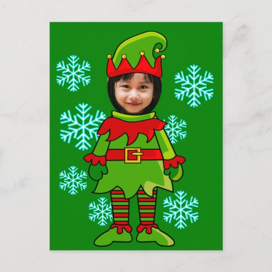 Grappig gezicht in briefkaart (Voorkant)