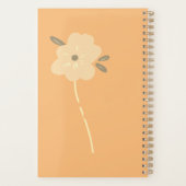 Grappig gezicht | Mooie Bloemenmeisje foto naam Planner (Achterkant)