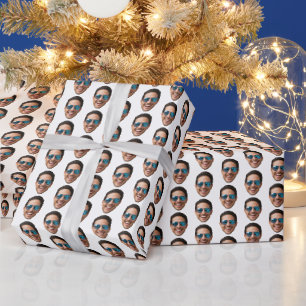 Grappig Gezicht of Huisdier Foto Cadeau Cadeaupapier