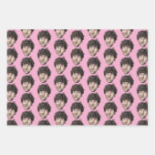 Grappig Gezicht of Pet Foto Gift Inpakpapier Vel (Voorkant 2)