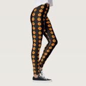 Grappig Gezicht Pompoen Leggings (Rechts)