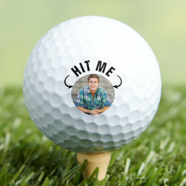 Grappig Gezicht Sla Me Golfballen