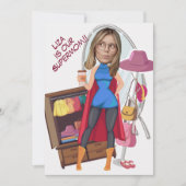 Grappig gezicht | Super Mon Moederdag Foto Leuke K Kaart (Voorkant)