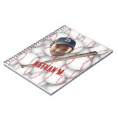 Grappig gezicht | Terug naar school Foto Naam Honk Notitieboek (Linkerzijde)