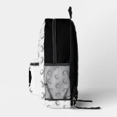 Grappig gezicht |Terug naar School Foto Voetbal Ru Bedrukte Rugzak (Rechts)