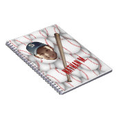 Grappig gezicht | Terug naar School Fotonaam Honkb Notitieboek (Rechterzijde)