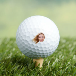 Grappig Gezicht Uitgesneden Vrouwen Golfer Custom Golfballen