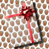 Grappig gezicht van Trump Cadeaupapier