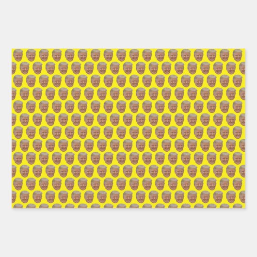 Grappig gezicht van Trump Inpakpapier Vel (Voorkant 2)