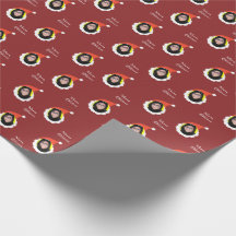 Grappig gezicht Vrolijk Kerstmis Foto Aangepast