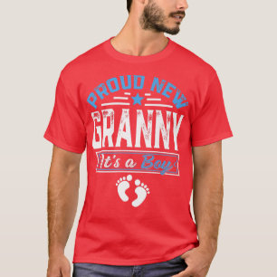 Grappig gezin, nieuwe oma... het is een jongen die t-shirt