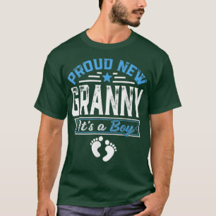 Grappig gezin, nieuwe oma... het is een jongen die t-shirt