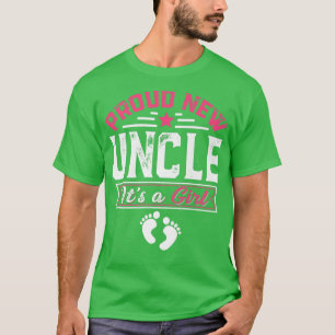 Grappig gezin nieuwe oom... het is een meisje... t-shirt