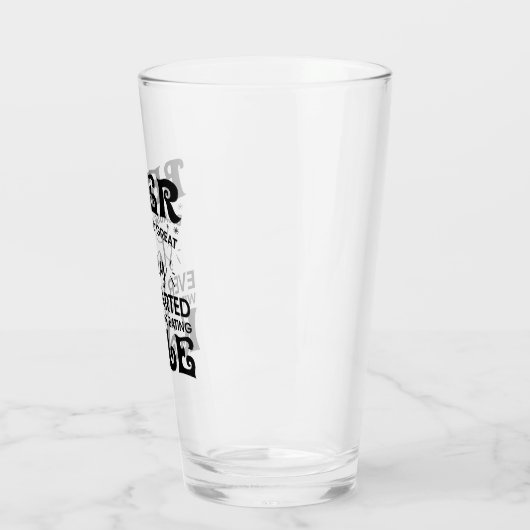 Grappig gezond bier versus groene boerenkool Humor Glas (Links)