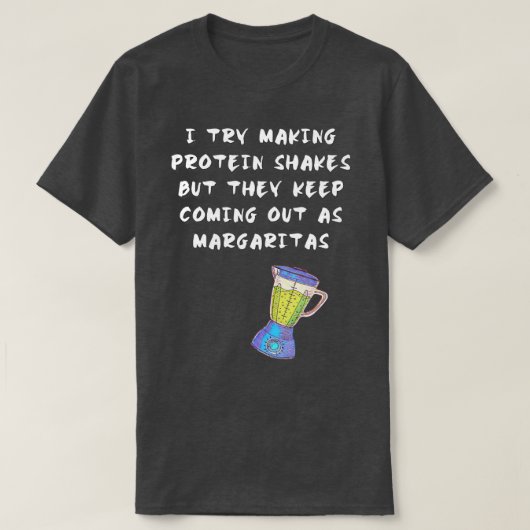 Grappig gezond margarita grafisch ontwerp t-shirt (Design voorkant)