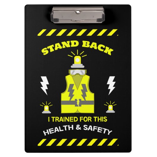 Grappig gezondheid en veiligheid | NEBOSH | Functi Klembord (Voorkant)