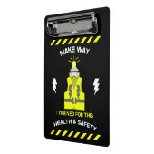 Grappig gezondheid en veiligheid | NEBOSH | Functi Mini Klembord (Angled2)
