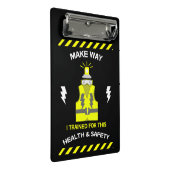 Grappig gezondheid en veiligheid | NEBOSH | Functi Mini Klembord (Schuin)