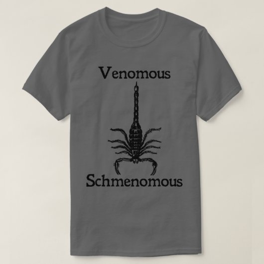Grappig giftig schorpioen TShirt (Design voorkant)