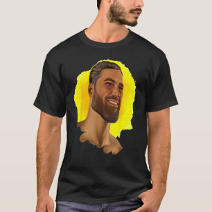 Grappig Gigachad Meme Giga Chad Alpha Mannelijk Si T-shirt
