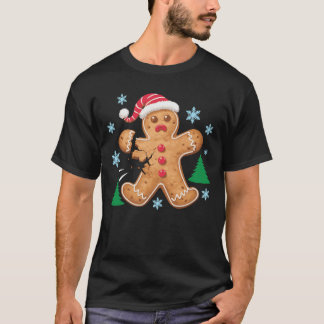 Grappig Gingerbread Kerstboom T-shirt - Unisex
