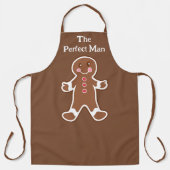 Grappig Gingerbread Man Keuken Schort (Voorkant)