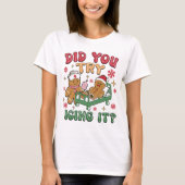 Grappig Gingerbread Nurse Christmas Shirt (Voorkant)
