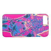 Grappig Giraffe die zijn tong uitkraakt Case-Mate iPhone Case (Achterkant (Horizontaal))
