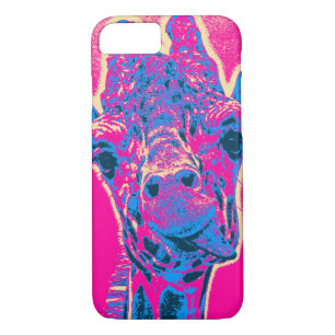 Grappig Giraffe die zijn tong uitkraakt iPhone 8/7 Hoesje