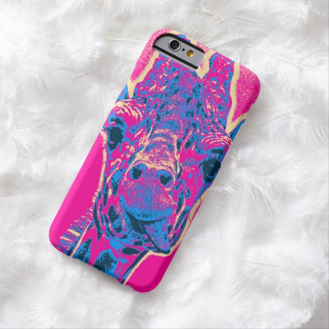 Grappig Giraffe die zijn tong uitkraakt Case-Mate iPhone Case (Voorbeeld)