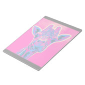 Grappig Giraffe die zijn tong uitkraakt Notitieblok (Schuin)