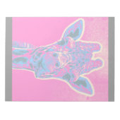 Grappig Giraffe die zijn tong uitkraakt Notitieblok (Voorkant)