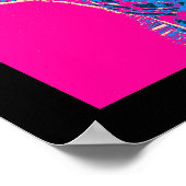 Grappig Giraffe die zijn tong uitkraakt Poster (Hoek)