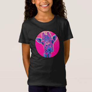 Grappig Giraffe die zijn tong uitkraakt T-shirt