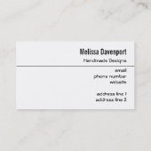 Grappig Giraffe die zijn tong uitkraakt Visitekaartje (Achterkant)