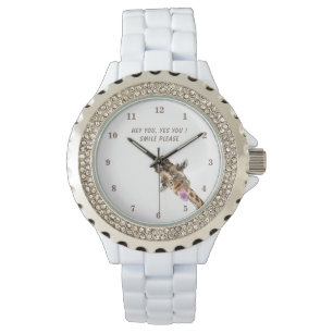 Grappig Giraffe horloge