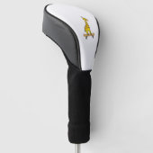 Grappig Giraffe Lover Giraffe Skateboard Golfheadcover (Schuin)